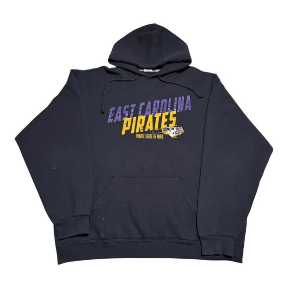 Russell Athletic‎ East Carolina University Pirates Stained Hoodie Sweatshirt XL - Picture 1 of 5